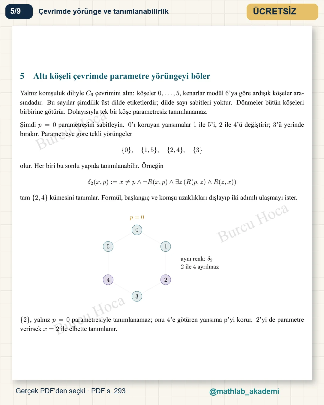 Matematiksel Mantık ve Kümeler Kuramı kitabından örnek sayfa 5