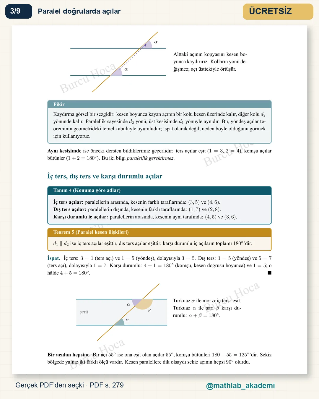 DGS Matematik kitabından örnek sayfa 3