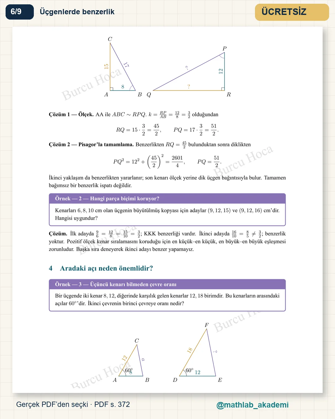 DGS Matematik kitabından örnek sayfa 6