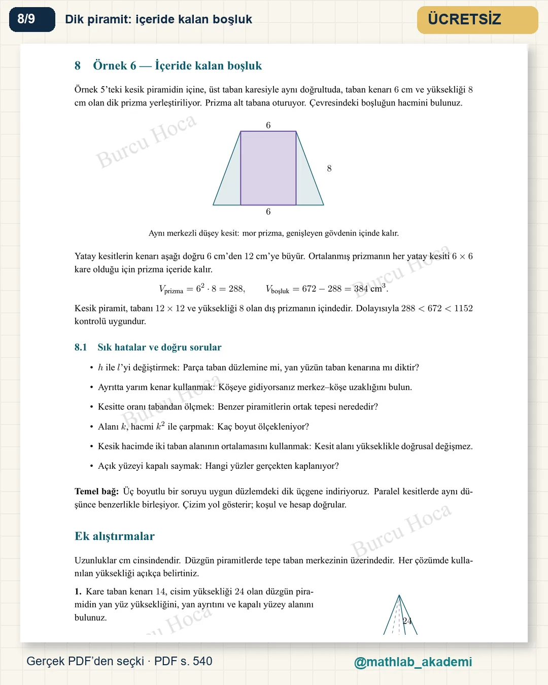 DGS Matematik kitabından örnek sayfa 8