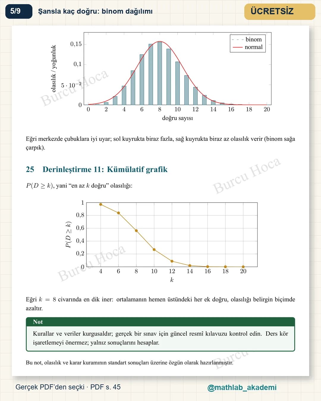Sınavın Matematiği kitabından örnek sayfa 5